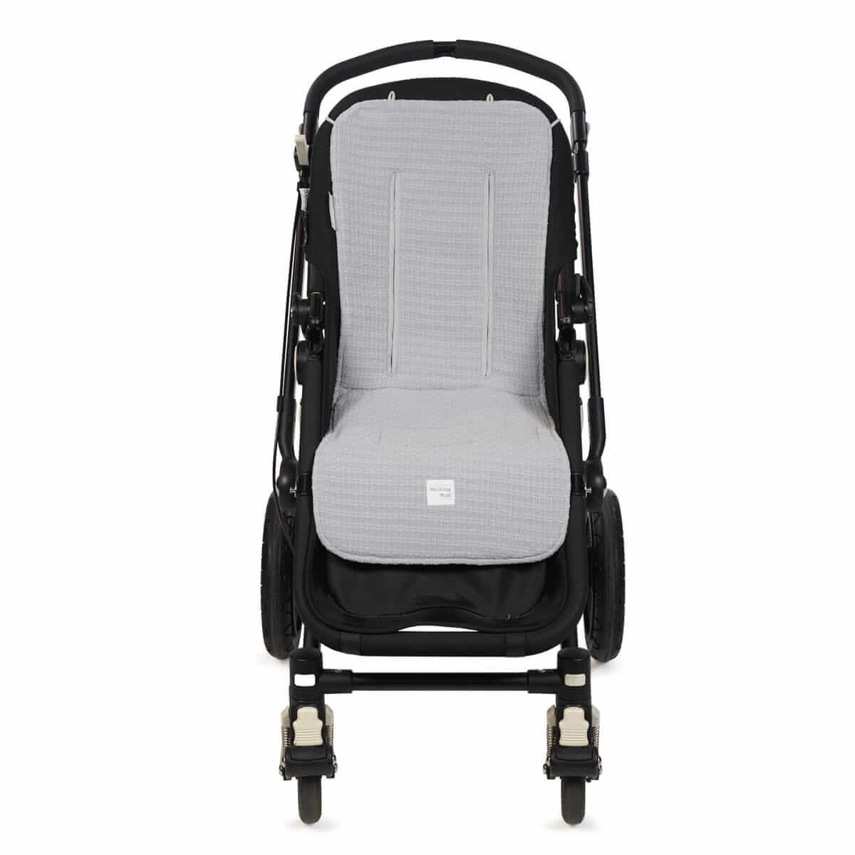 WALKING MUM COLCHONETA PARA SILLA DE PASEO I LOVE VICHY GRIS