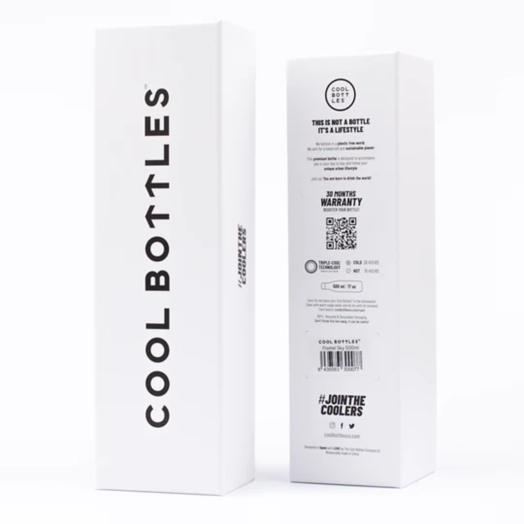 COOL BOTTLES BOTELLA DE ACERO INOXIDABLE 500 ML (2023) METALLIC ROSE