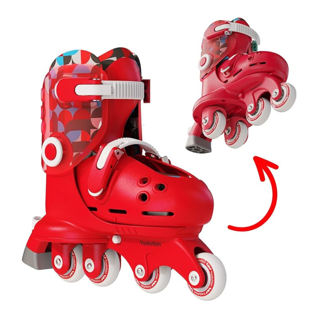 YVOLUTION PATINES TWISTA TALLA 30-34 ROJO