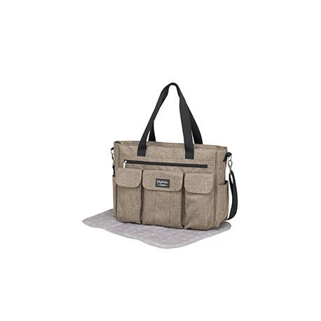 BIMBI PIRULOS BOLSO GEMELAR + CAMBIADOR DENIM LINO