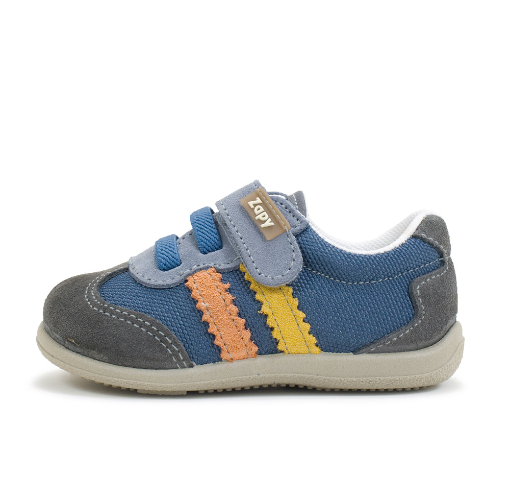 ZAPY AF200238 JOOGUIN BOMBER VELCRO ELÁSTICO JEAN GRIS