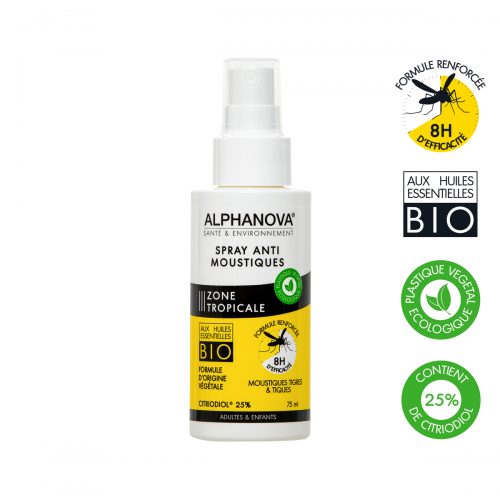 ALPHANOVA ANTI MOSQUITOS SPRAY ZONA TROPICAL 75 ML