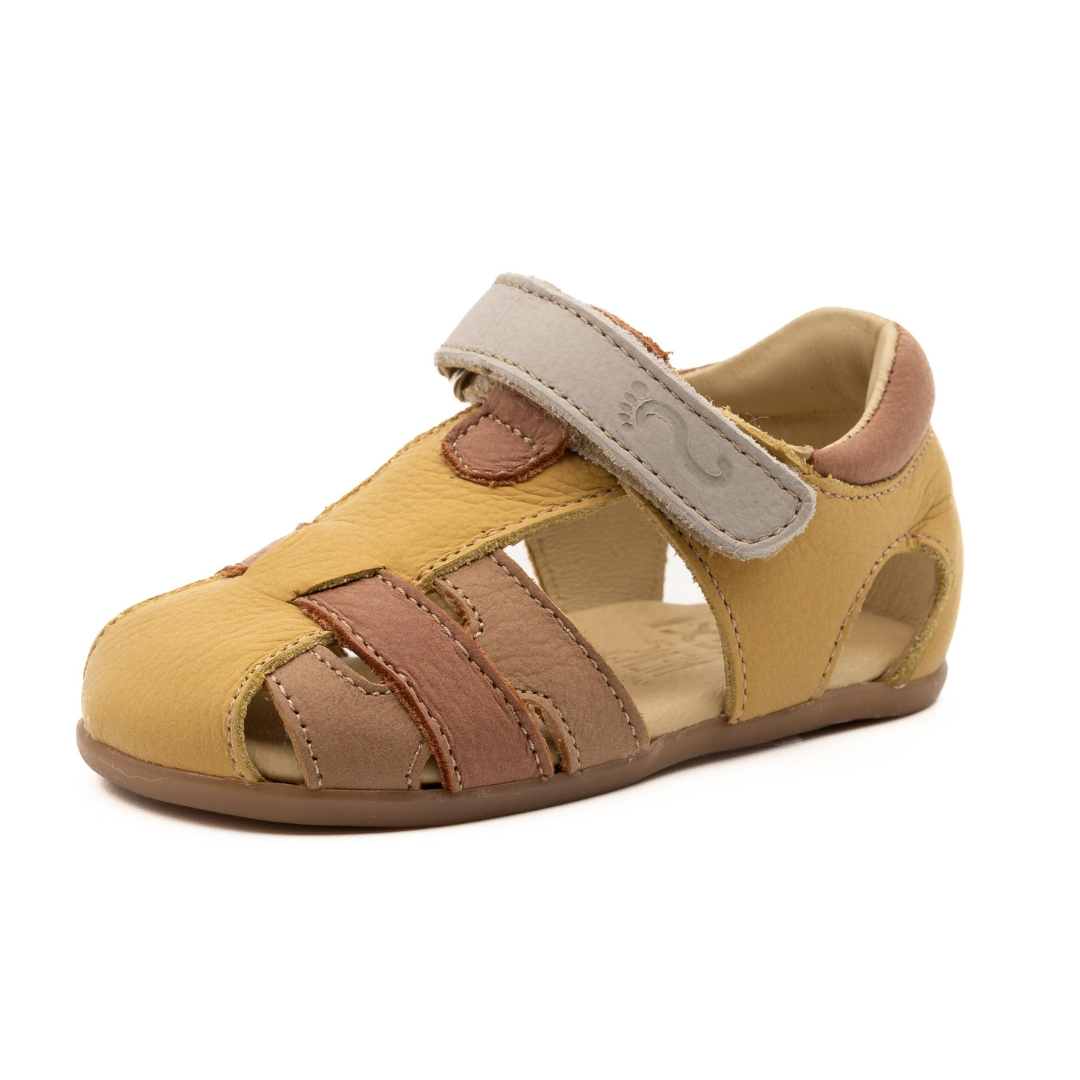 FLEXI NENS INFANTIL SANDALIA 245-H LAVANDA MOSTAZA/CAMEL/CARAMEL/GREY