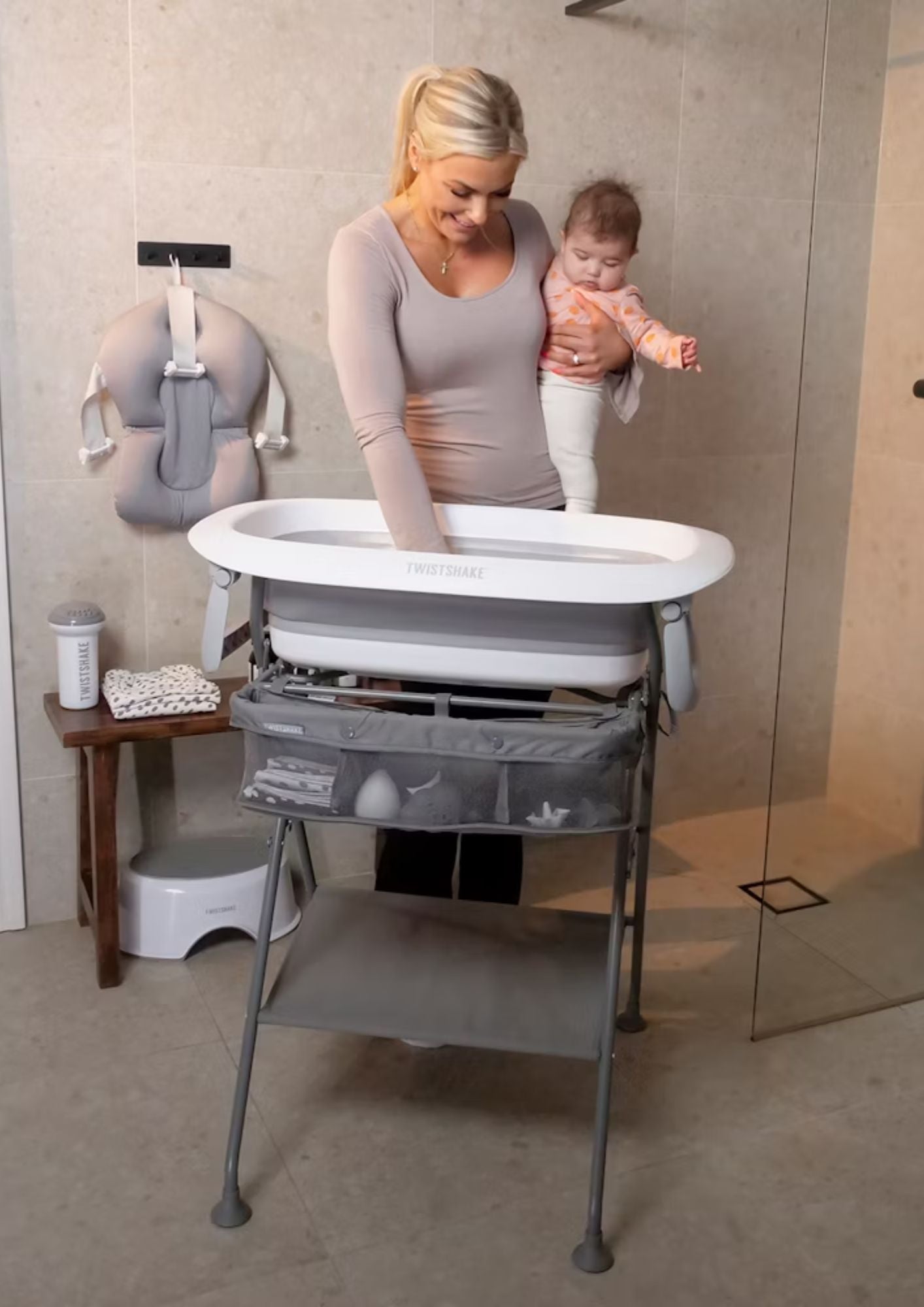 TWISTSHAKE SOPORTE BAÑERA PLEGABLE