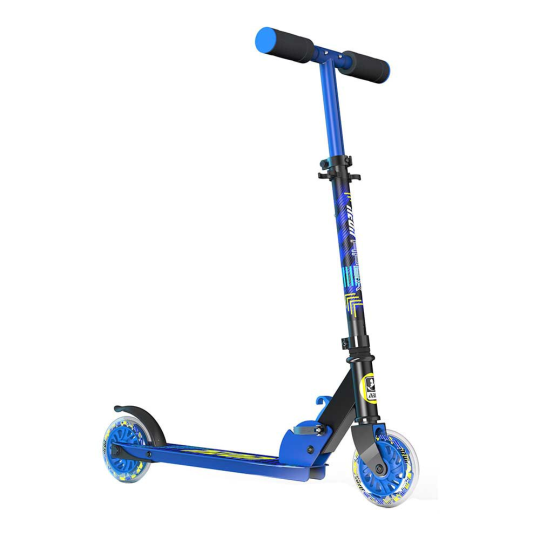 YVOLUTION PATINETE NEON APEX LED AZUL
