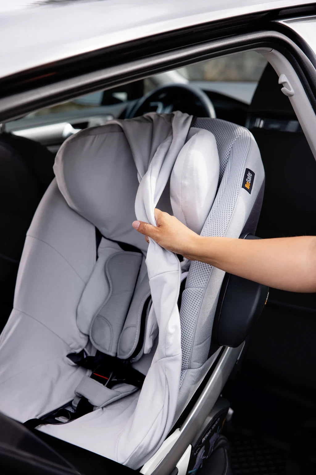 BESAFE FUNDA BAMBÚ PARA STRETCH GRIS-GLACIAR