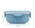 KIOKIDS CAJA ALMUERZO 450ML ACERO INOX. AZUL