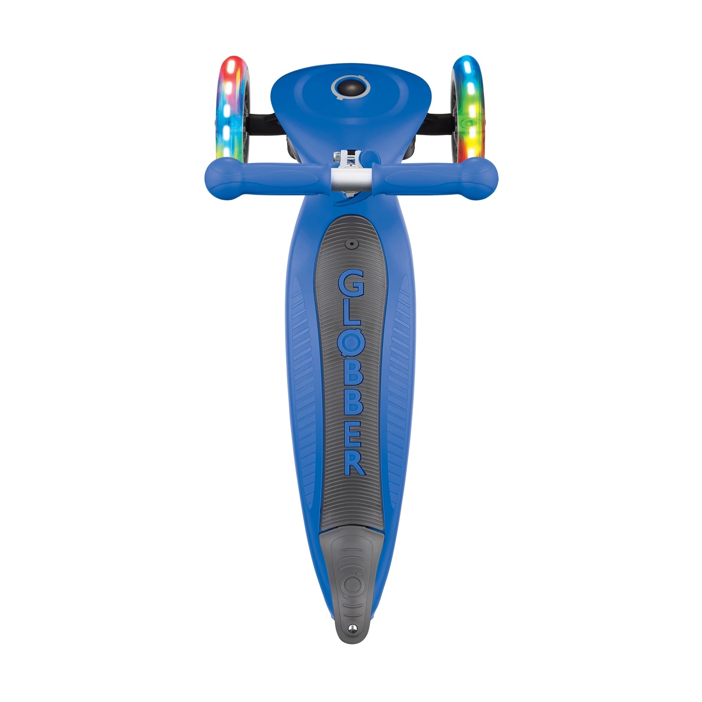 GLOBBER PATINETE GO UP PLEGABLE PLUS LUCES AZUL MARINO