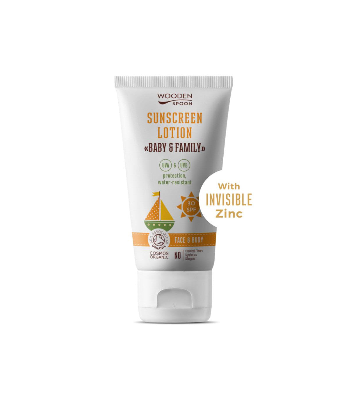 WOODEN SPOON LOCIÓN SOLAR CARA/CUERPO FPS30 BEBÉ/ADULTOS 150 ml