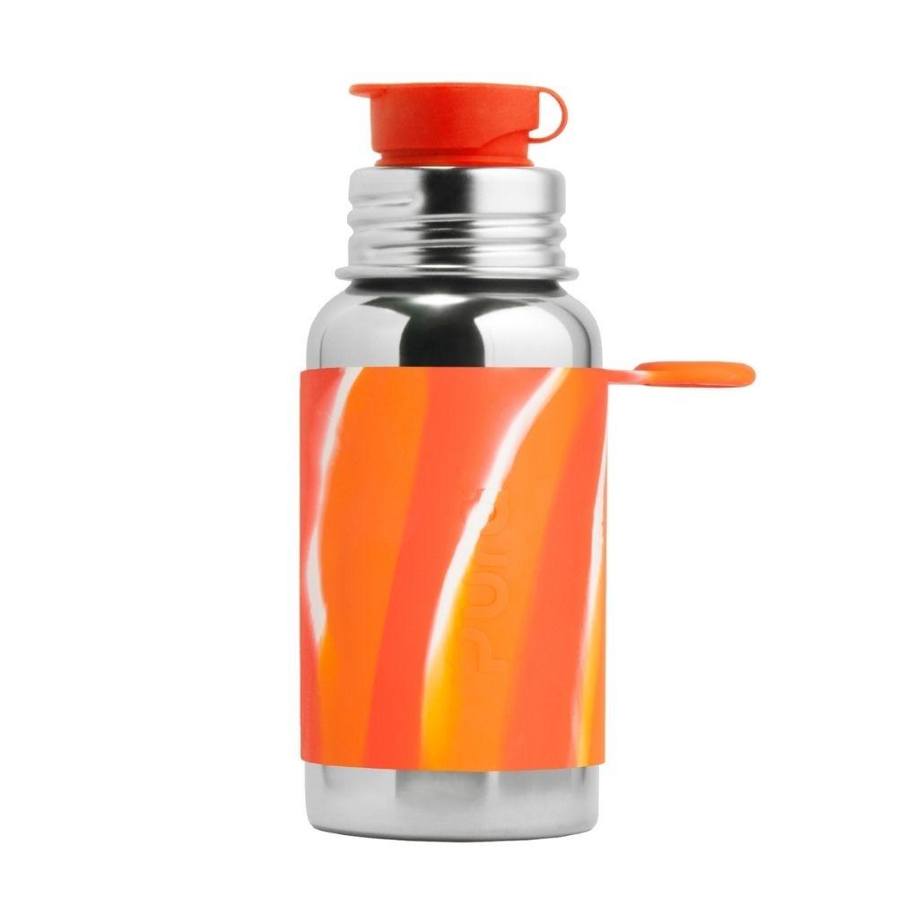 PURA BOTELLA SPORT 550 ML NARANJA NATA