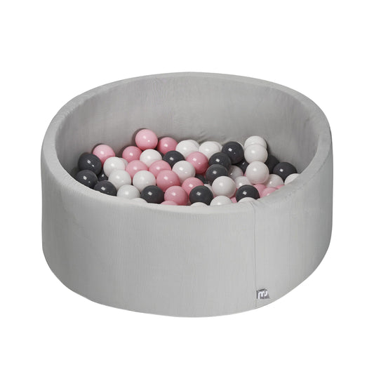 MS INNOVACIONES PISCINA DE BOLAS MISTI CON BOLAS GRIS/ROSA