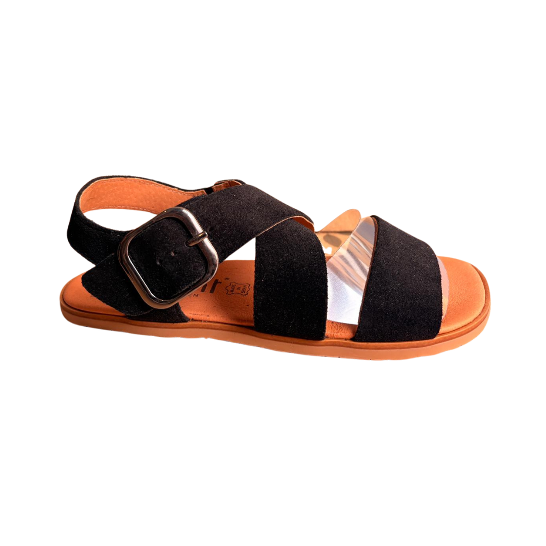 SANDALIA VIVANT LINO SERRAJE NEGRO
