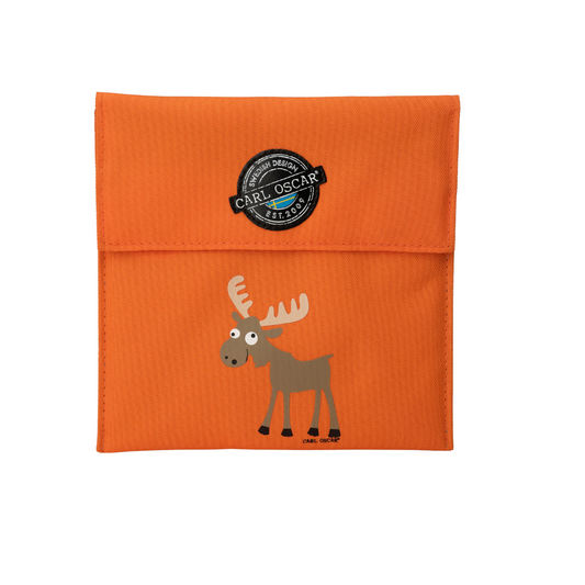 CARL OSCAR PACK N' SNACK SANDWICH BAG ORANGE