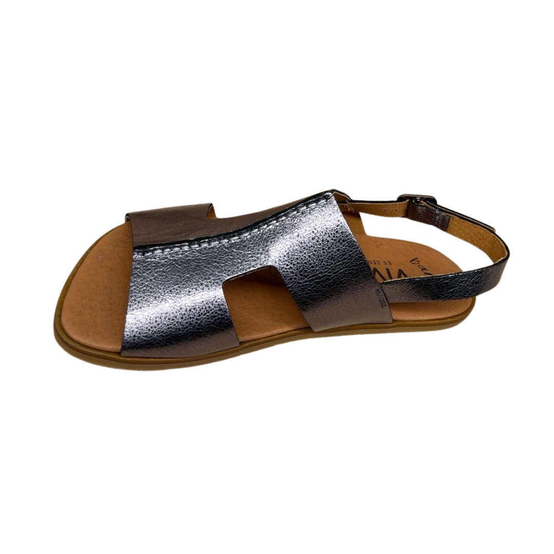 SANDALIA VIVANT SENDA METAL ACERO