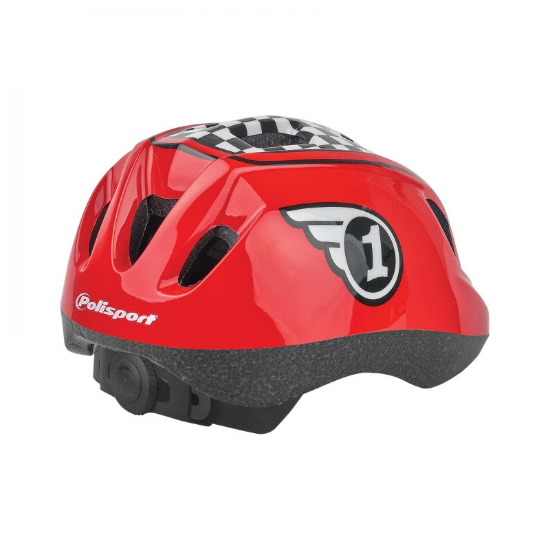 POLISPORT CASCO RACE XS ROJO / BLANCO / NEGRO (46-53)