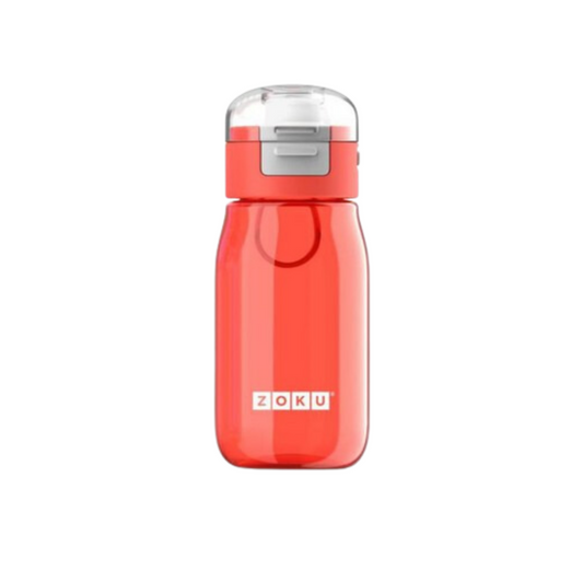 ZOKU BOTELLA PARA PEQUES FLIP LISA ROJO 465 ML