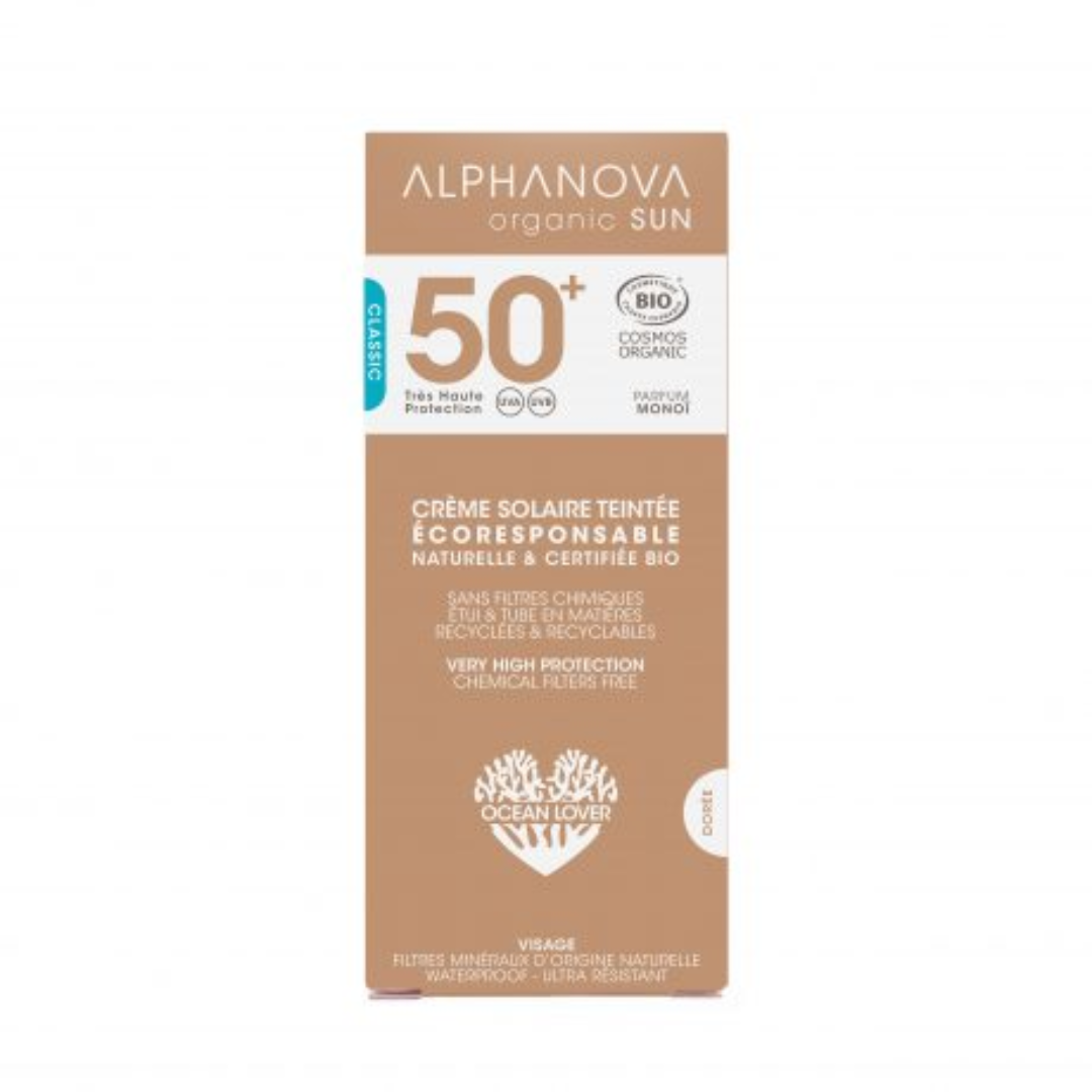 ALPHANOVA PROTECTOR SOLAR FACIAL SPF+50 COLOR