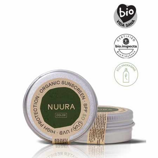 NUURA LATA SOLAR FACIAL NATURAL CON COLOR SPF50