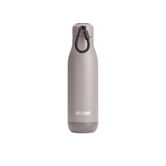 ZOKU BOTELLA TÉRMICA DE ACERO INOXIDABLE 750 ML ASH