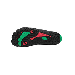 SAGUARO ADULTO DEPORTIVA 55RD RUN EVO CHASER FREE I NEGRO SUELA ROJA Y VERDE