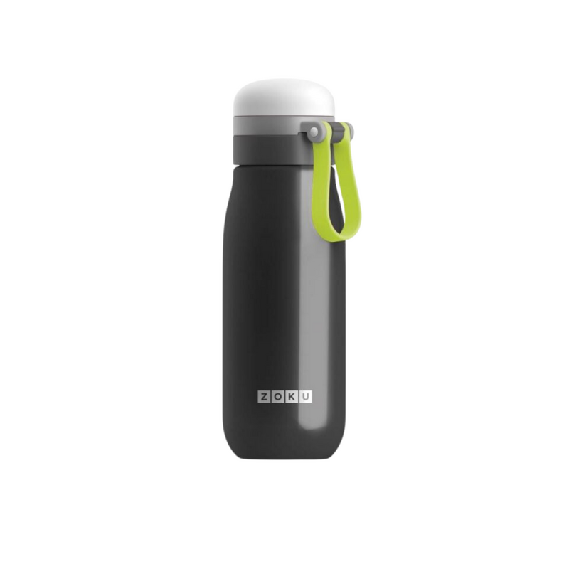 ZOKU BOTELLA DE ACERO INOXIDABLE NEGRO 500 ML