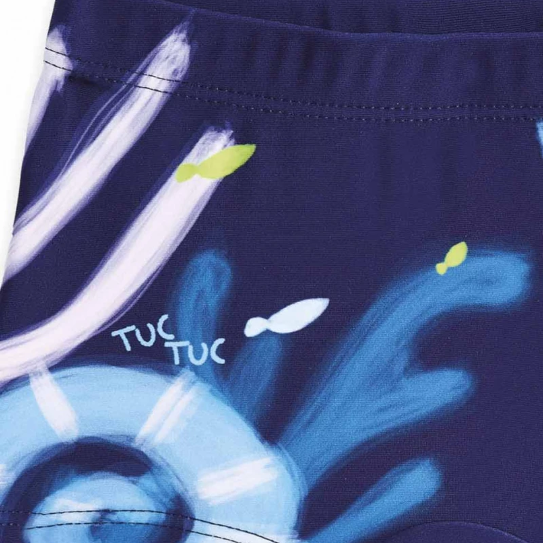 TUC TUC BOXER DE BAÑO OCEAN WONDERS AZUL