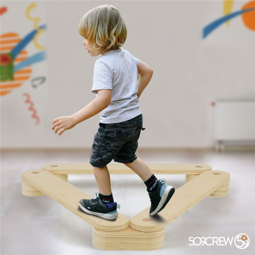 MONTESSORI CREW 509 SET CIRCUITO DE EQUILIBRIO DE MADERA