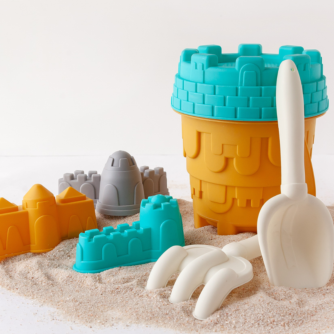 KIOKIDS SET CUBO DE PLAYA CASTILLOS