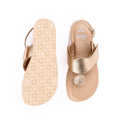 VEGA BAREFOOT SANDALIA SALSA ORO