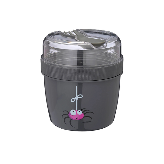 CARL OSCAR N'ICE CUP L LUNCH BOX + COOLING DISC GREY