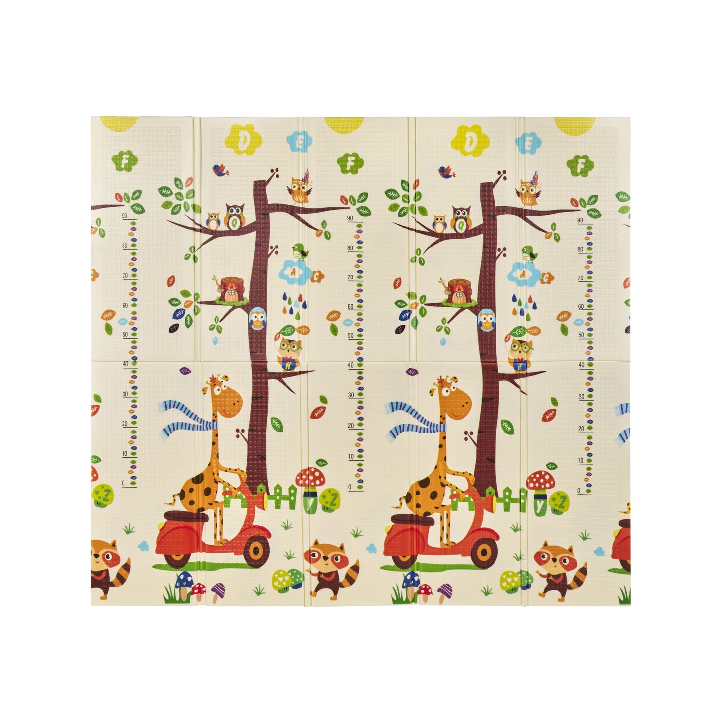 MS INNOVACIONES ALFOMBRA DE JUEGOS REVERSIBLE TRENDY (180 x 200 x 1 cm)