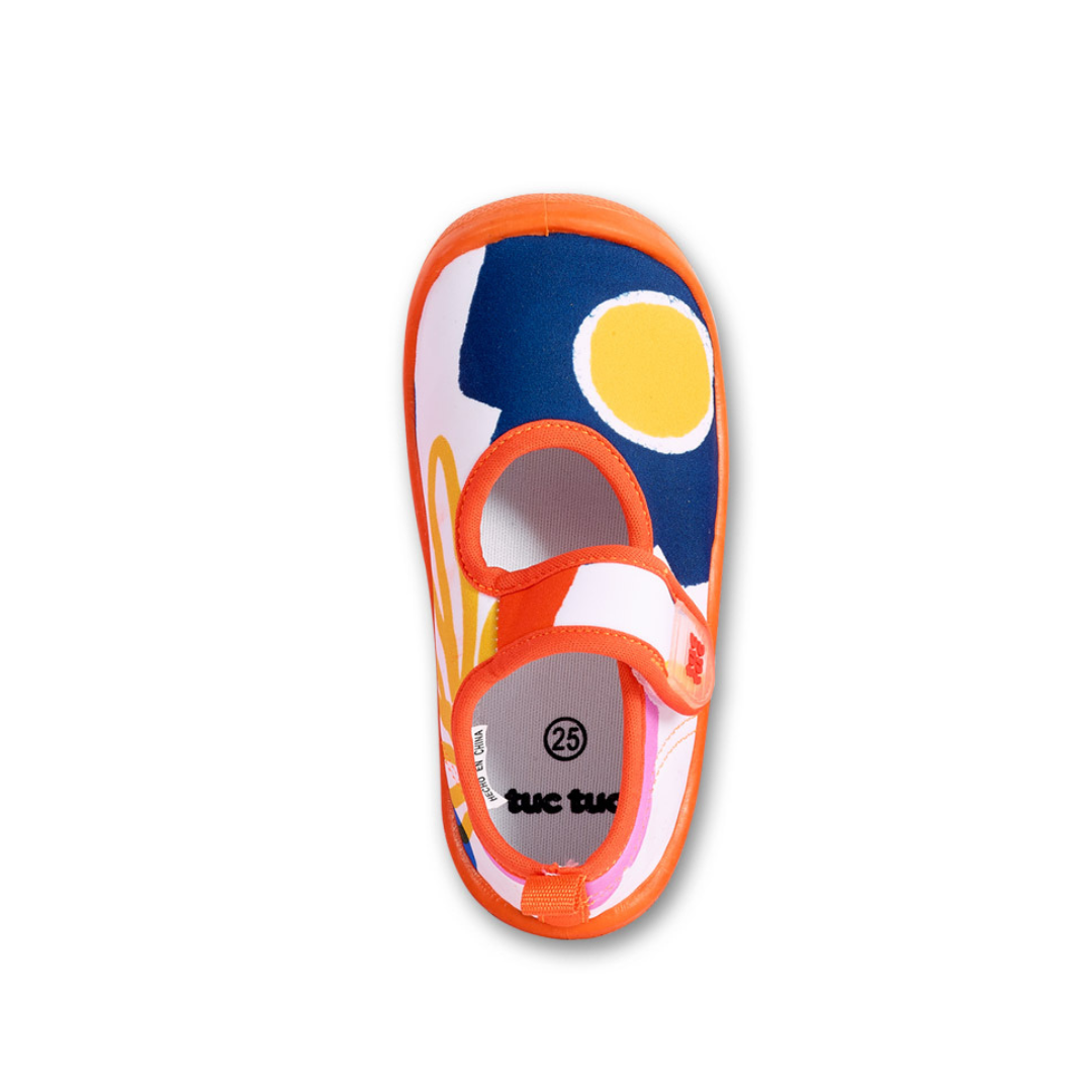 TUC TUC ZAPATILLAS LICRA BAÑO SALTY AIR NARANJA