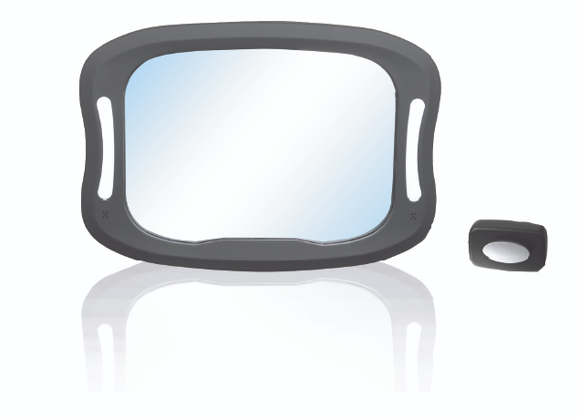 HAPPY STEPS ESPEJO DE SEGURIDAD RECTANGULAR DOUBLE LIGHT