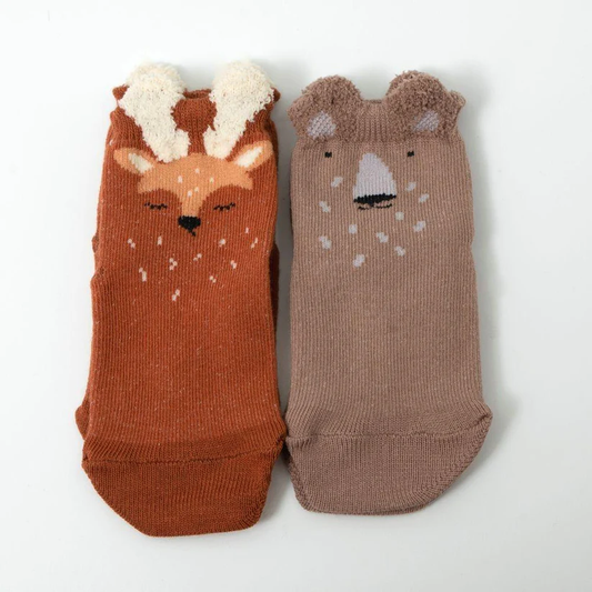 ATTIPAS ATTISOCKS FOOT SHAPED DEER+BEAR