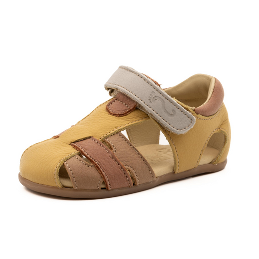 FLEXI NENS INFANTIL SANDALIA 245-H LAVANDA MOSTAZA/CAMEL/CARAMEL/GREY