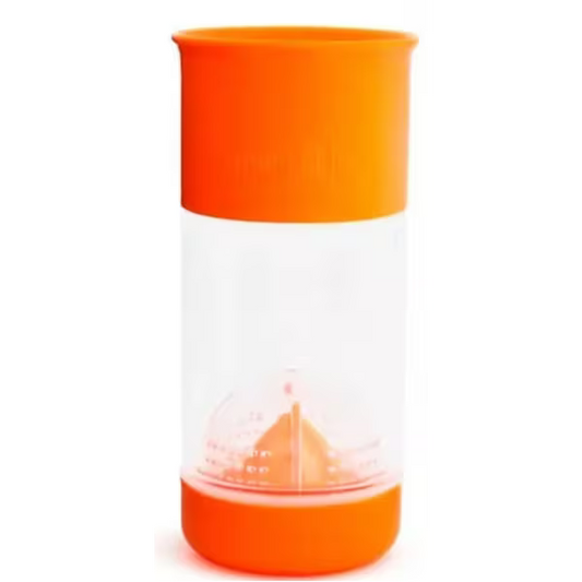 MUNCHKIN VASO INFUSOR DE FRUTA MIRACLE 360º 400 ML NARANJA