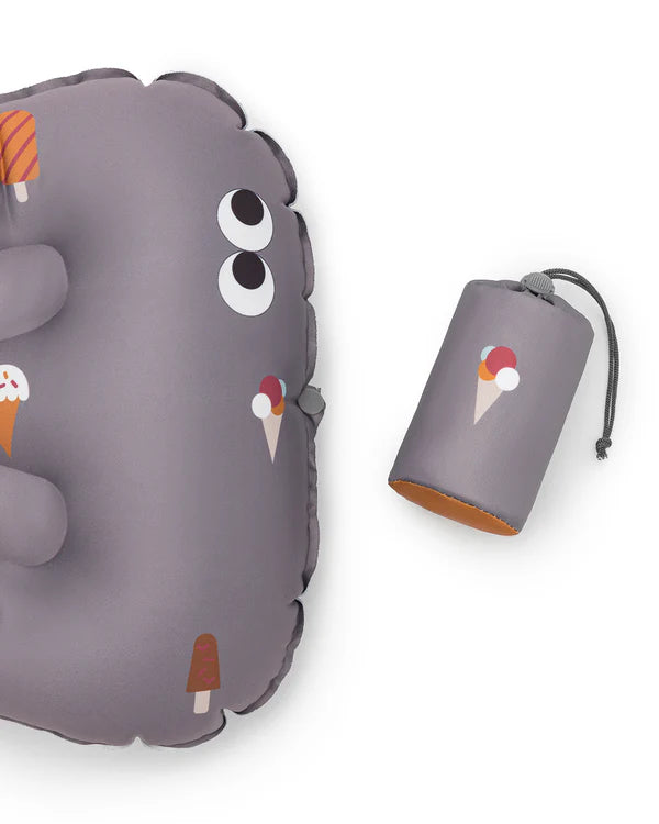 NOUI NOUI COJÍN DE ASIENTO INFLABLE HELADO ANTRACITA
