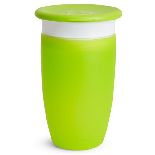 MUNCHKIN VASO ANTIGOTEO MIRACLE 360º CON TAPA 295 ML VERDE