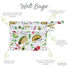 BAPRON BABY BOLSA IMPERMEABLE FIESTA DE TACOS