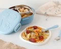KIOKIDS CAJA ALMUERZO 450ML ACERO INOX. AZUL