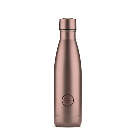 COOL BOTTLES BOTELLA DE ACERO INOXIDABLE 500 ML METALLIC ROSE