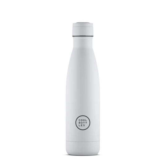 COOL BOTTLES BOTELLA DE ACERO INOXIDABLE 500 ML MONO WHITE