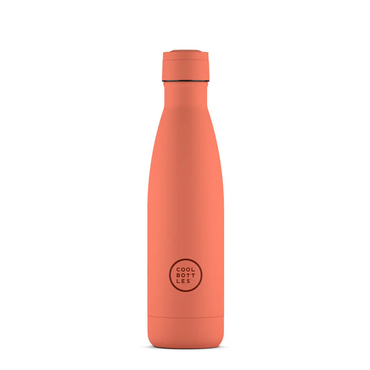 COOL BOTTLES BOTELLA DE ACERO INOXIDABLE 500 ML PASTEL CORAL