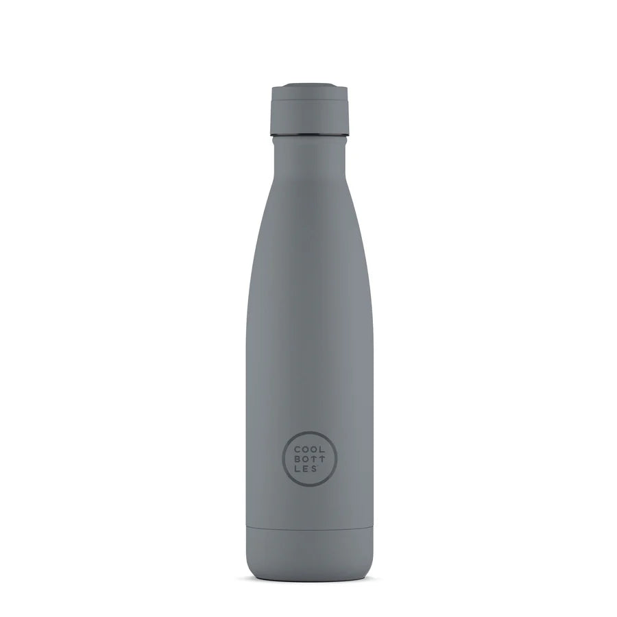 COOL BOTTLES BOTELLA DE ACERO INOXIDABLE 500 ML PASTEL GREY