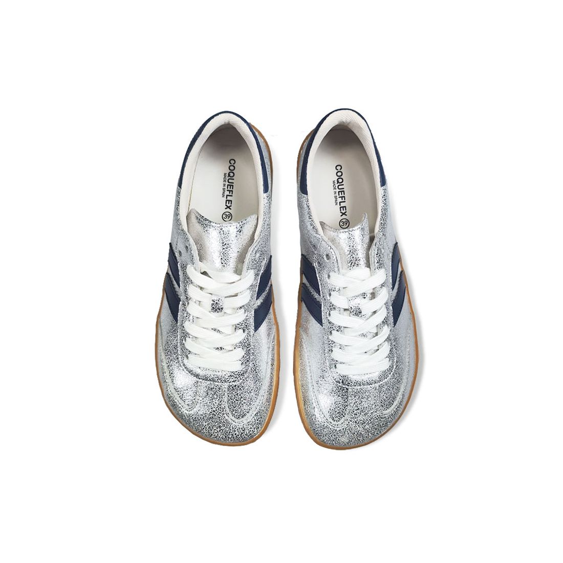 COQUEFLEX TALLAS GRANDES/ADULTO 4415 SAMB MICROPELLE PLATA NAVY