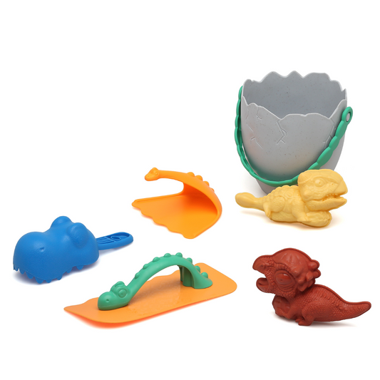 KIOKIDS CUBO DE PLAYA CON DINOSAURIOS