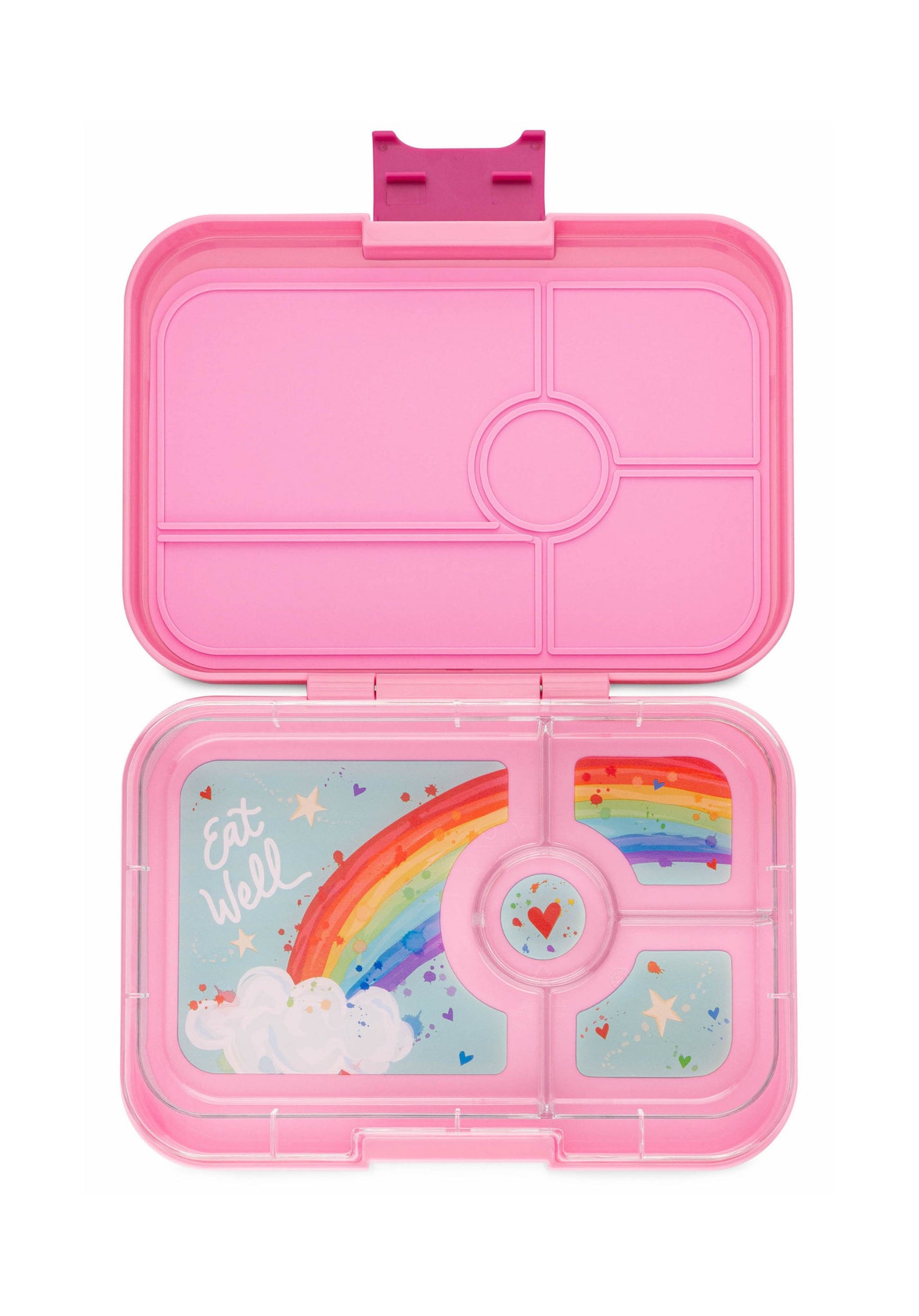 YUMBOX TAPAS XL 4 COMPARTIMENTOS CAPRI PINK / RAINBOW TRAY