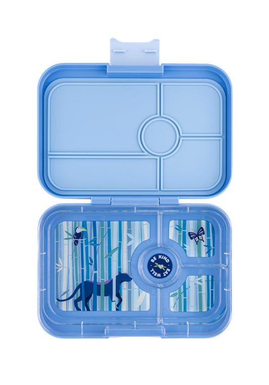 YUMBOX TAPAS XL 4 COMPARTIMENTOS HAZY BLUE / PANTHER TRAY