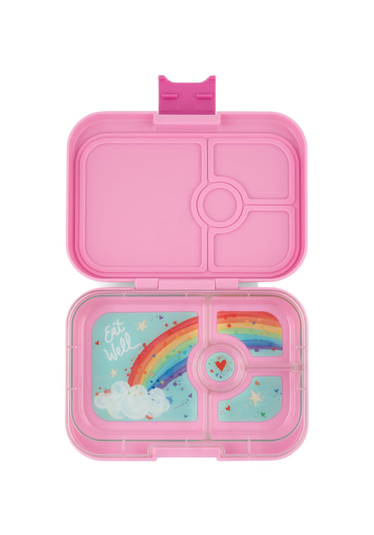 YUMBOX BENTO PANINO 4 COMPARTIMENTOS POWER PINK / RAINBOW TRAY