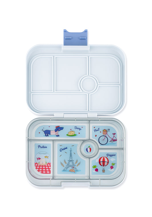 YUMBOX BENTO ORIGINAL 6 COMPARTIMENTOS HAZY GRAY / PARIS TRAY